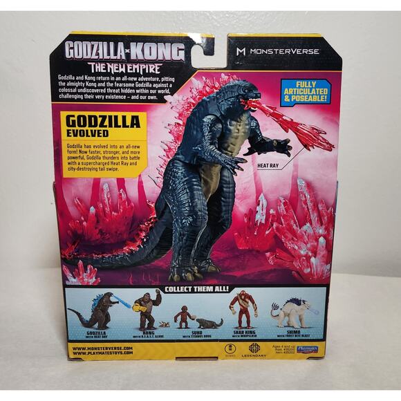 Godzilla Evolved Monsterverse Godzilla X Kong Action Figure Playmates 2024 New - Picture 5 of 6